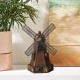 thumbnail image 4 of CxhicLuv Resin Windmill Christmas Ornament, Colorful Desk & Office Decorations, Happy Holiday Decorations for Living Room & Bookshelf, Cute Money Box Gift for Christmas Party Décor, 4 of 6