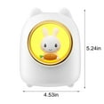 thumbnail image 3 of TIMIFIS Air Purifier Cool Mist Humidifiers for Babies, Quiet and Small Humidifier for Bedroom Nightstand, Space Saving, Auto Shut Off with Led Night Humidifiers for Bedroom, 3 of 7