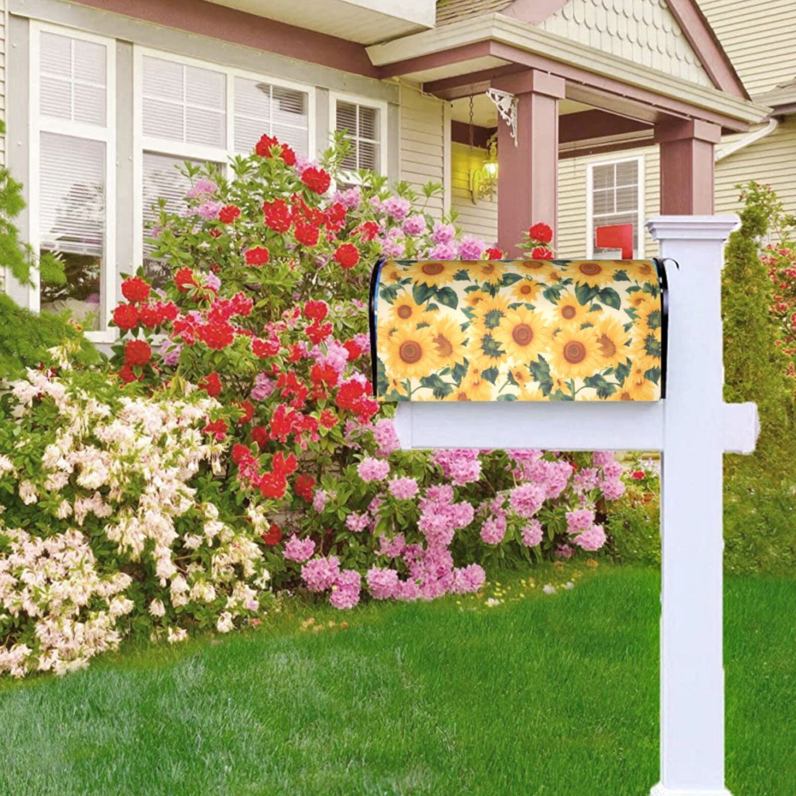 Kdxio Magnetic Mailbox Cover 21x18 in Mailbox Cover Outdoor Decoration Holiday Mailbox Covers for Home Garden Yard-21x18 in