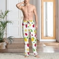 thumbnail image 2 of Balery Strawberry and Lemon Pantalones de pijama para hombre, pijama ultraligero, pantalón de descanso-X-Large, 2 of 6