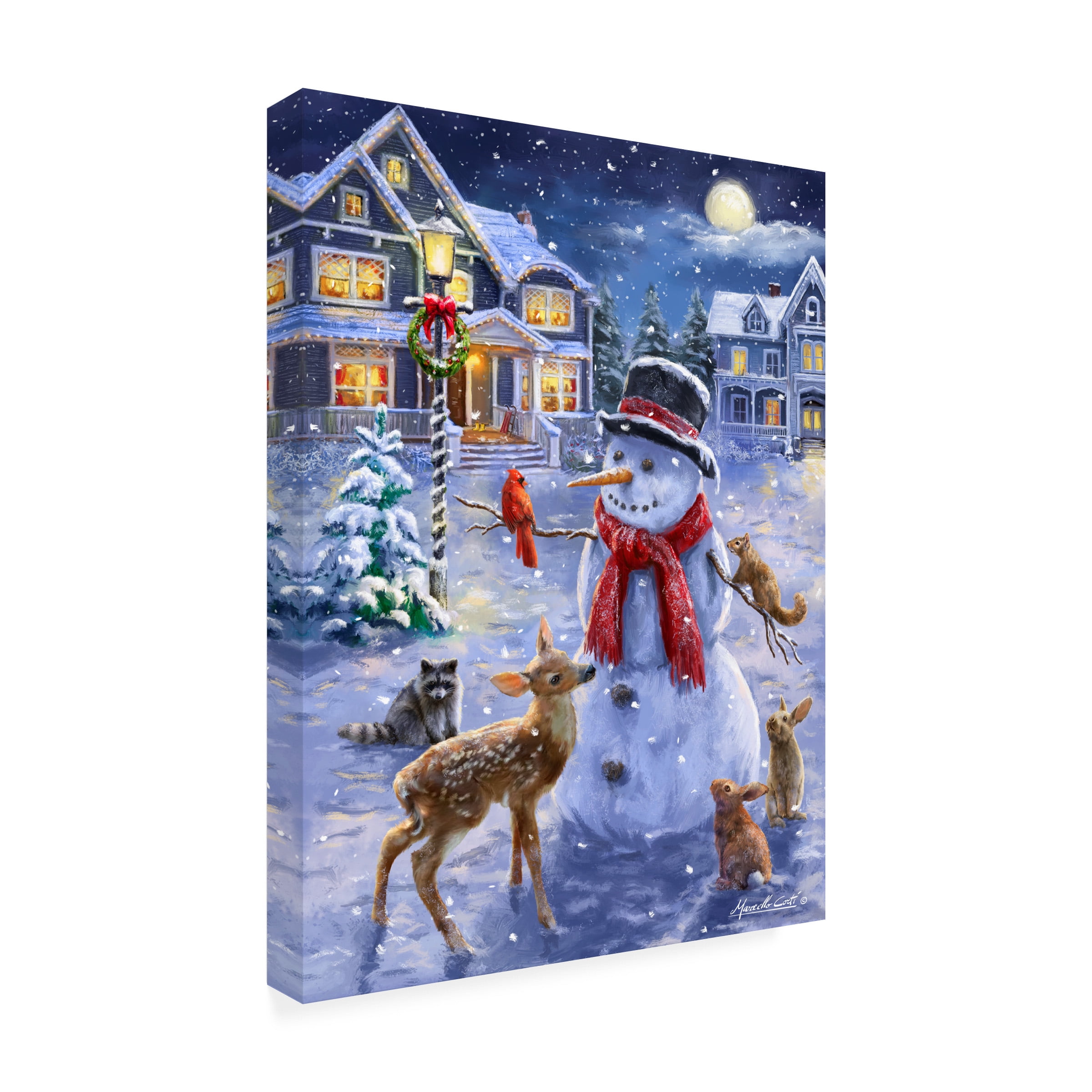 ALI Corti 'Christmas Cuties' Canvas Art