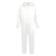 thumbnail image 3 of Halloween Long Sleeve Onesies Girl Boy,Solid Color Zip Hooded One Piece Jumpsuit, 3 of 7