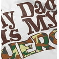 thumbnail image 5 of My Dad is My Hero Outdoors Camo Toddler Boy Girl T Shirt Infant Toddler Brisco Brands 18M, 5 of 6
