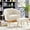 Ivy, variant on Andeworld Modern Accent Chair with Ottoman, Upholstered armchair for Living Room, Bedroom (Grey)
