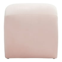 SAFAVIEH Kibo Modern Style n Shape Ottoman, Light Pink ( 20.1 in. W x 18.3 in. D x 18.5 in. H)
