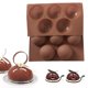 thumbnail image 2 of Molde para pasteles de silicona de grado alimenticio, fácil de desmoldar, diseño hemisférico, molde para chocolate para hornear, 2 of 8