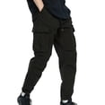 thumbnail image 5 of Otvok Mens Side Pockets Small Feet Tight Fitting Pants Full Length Pants, 5 of 6