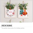 thumbnail image 3 of Decoración colgante de Navidad, accesorio encantador de tamaño pequeño, adorno de vacaciones, interesante colgante de Navidad, colgantes para Kits de decoración para fiestas bola de navidad blanca Toystoory HA069390-03, 3 of 6