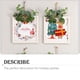 thumbnail image 5 of Cateissary Decoración colgante de Navidad, pequeño adorno de vacaciones, artesanía de interesante, colgante de Navidad, colgantes para Kits de decoración para fiestas bola de navidad blanca, 5 of 6