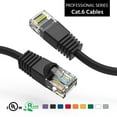thumbnail image 1 of 100ft (30.5M) Cat6 UTP Ethernet Network Booted Cable 100 Feet (30.5 Meters) Gigabit LAN Network Cable RJ45 High Speed Patch Cable, Black (2 Pack), 1 of 2