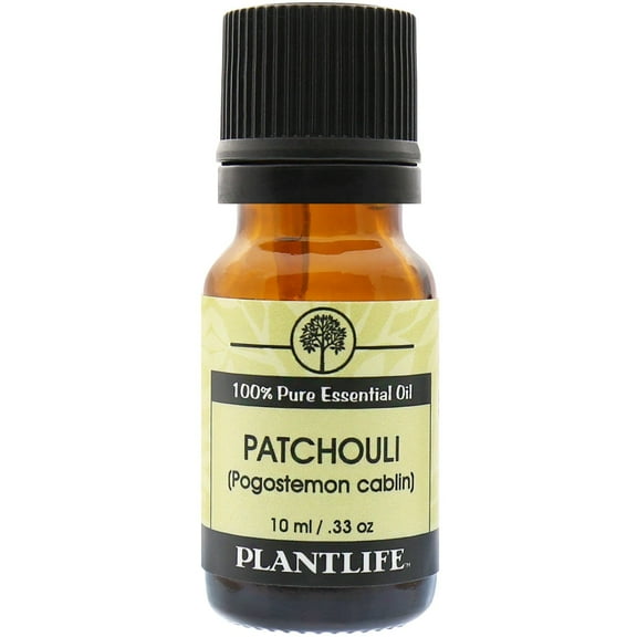 Plantlife Patchouli Aromatherapy Essential Oil - Straight From The Plant 100% Pure Therapeutic Grade - No Additives or Fillers - 10 ml