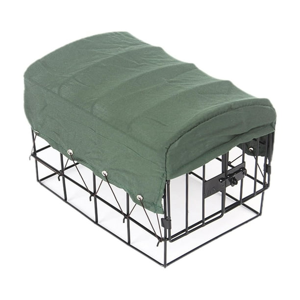 Camión RC 4WD Sunnimix con lona verde jaula de mini coche