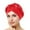 Red, variant on Hunpta Baseball Cap For Women Chemo Cancer Head Hat Cap Ethnic Pre-Tied Twisted Braid Hair Cover Wrap Headwear