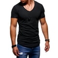 thumbnail image 3 of behype. Men's Oversize T-Shirt MT-7119 [Black, L], 3 of 3