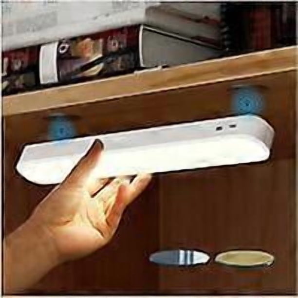LED Closet Light, Dimmable Under Cabinet Lights, Cordless Stick On Lights, Magnetic Night Light Bar with Rechargeable Battery