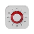 thumbnail image 2 of Visual Countdown Timer, Safe Silent Visual Timer 60mins Clockwise Lightweight ABS  For Learning For Children, 2 of 8
