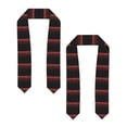 thumbnail image 2 of Haiem Red Glitter1 Pattern Graduation Stole 2024 | Premium Satin Sash for Graduation Ceremony, 2 of 7