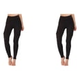 thumbnail image 2 of Qarigey Pantalones cortos de Yoga ajustados de cintura alta, pantalones deportivos, mallas deportivas de melocotón, ropa de gimnasio al aire Negro METRO 2Conjunto, 2 of 6