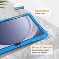 thumbnail image 6 of Fintie Silicone Case for Samsung Galaxy Tab A11+ Plus 2025/ A9+ Plus 11 Inch 2023, Honey Comb Series Kids Friendly Light Weight Shock Proof Protective Cover, Blue, 6 of 10