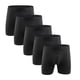 thumbnail image 1 of Paquete de calzoncillos tipo bóxer de ropa interior para hombre, ropa interior Cool Dri que absorbe la humedad, ropa interior de algodón sin montar para hombres, paquete de 5, 1 of 5