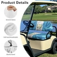 thumbnail image 5 of Pzuqiu Guatemala Flag Golf Cart Seat Covers 2 Piece Golf Cart Seat Towel Blanket Fits All EZGO Club Car and More Golf Carts Breathable Non-Slip Keeps Seats Clean and Comfortable, 5 of 7