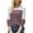 Pink, variant on Vedolay Womens Tops Long Sleeve Top Casual Basic Slim Knit RibbedSweatshirt Black,L