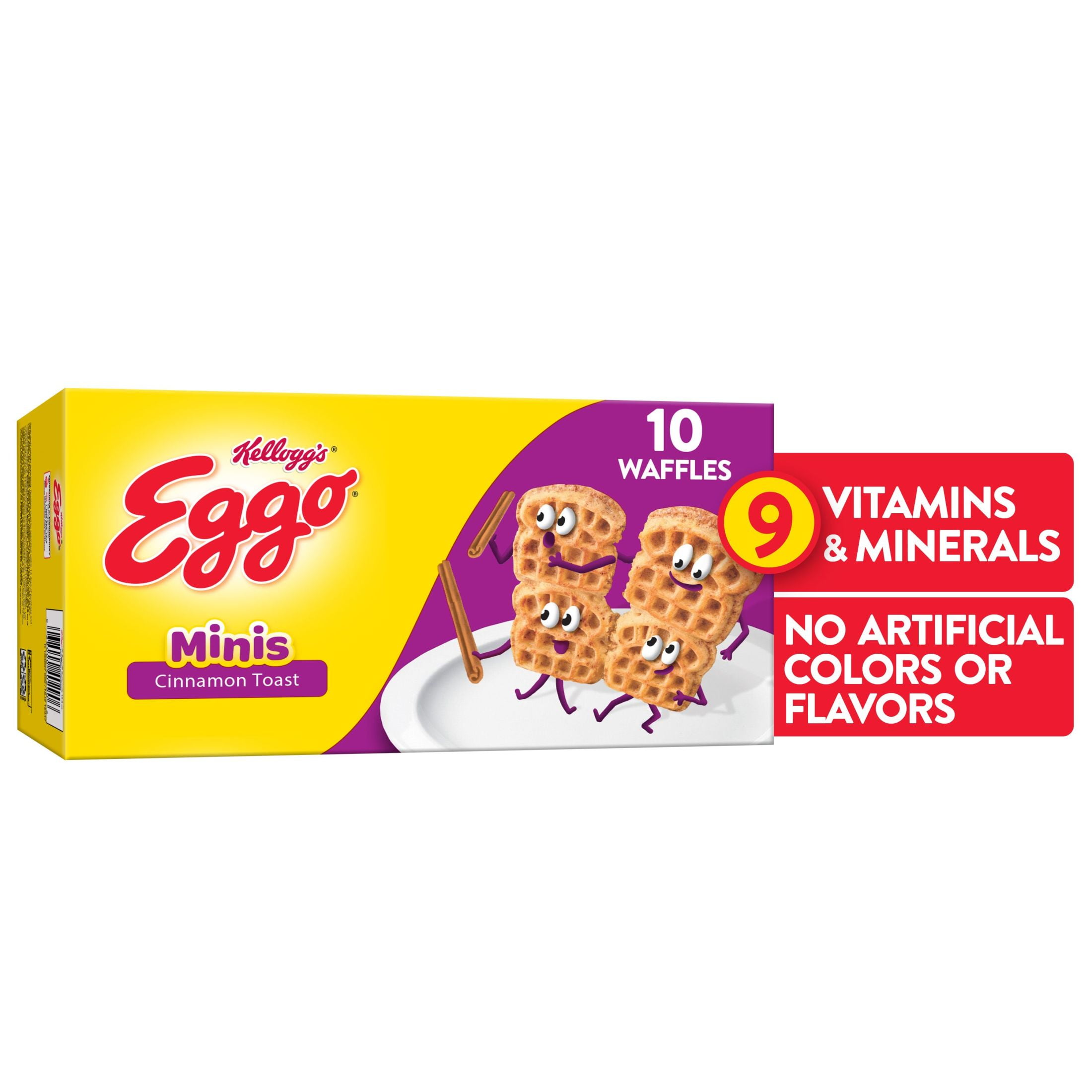 Buy Eggo Frozen Mini Waffles Cinnamon Toast 1075 Oz Box 4 Ct