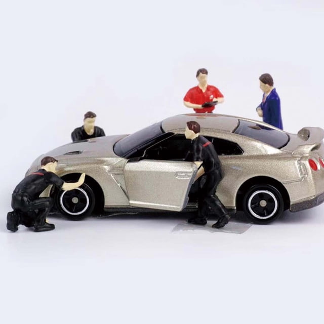 5 piezas Figura reparador Yotijar 1:64 miniatura