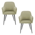 thumbnail image 1 of Set de 2 sillas velvet modernas para comedor marca Gravita, 1 of 7