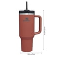 thumbnail image 2 of Stanley - Vaso de acero inoxidable aislado al vacío con tapa y popote para agua, té helado, café, licuados y más, lila, 40oz, 2 of 3