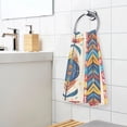thumbnail image 5 of Retro Lines Hand Towel Cotton Bath Towel Large Face Towels Absorbent for Bathroom Home Hotel, 5 of 7