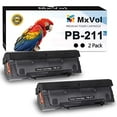 thumbnail image 3 of MxVol Compatible PB-211 Toner Cartridge Replacement for Pantum PB-211 PB211 EV Toner for Pantum P2502W M6552NW P2500W M6602NW M6550NW M6600NW P2207 Series Printer (Black, 2-Pack), 3 of 7