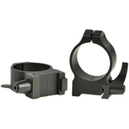 Off Dovetail Mount - Warne 14BM Maxima Fixed Mount Dovetail Medium 30mm Diameter Black