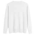 thumbnail image 3 of Glisme Cardigan Sweaters For Women Knitted Base Shirt V Neck Long Sleeve Spring Fall Outer Sweater Casual Trendy Tops Winter Clothes White, 3 of 4