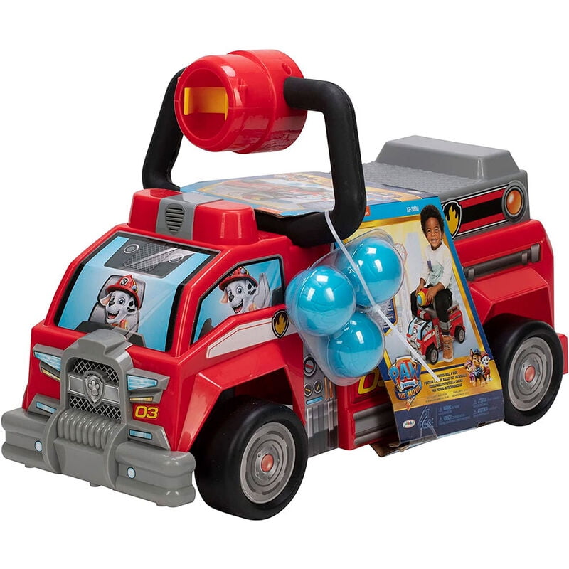 Carrito Montable Bomberos Para Ninos Paw Patrol Marshall Lanza Pelotas Jakks Pacific Carrito Montable Paw Patrol Walmart en linea
