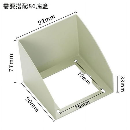 

Outdoor Switch Socket Case Rain-proof Outlet Protector Iron Switch Socket Cover