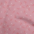 thumbnail image 1 of oneOone Georgette Viscose Light Pink Fabric Christmas Sewing Material Print Fabric By The Yard 42 Inch Wide, 1 of 4