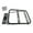 Black, variant on koolsoo Electric Bike Rear Luggage Rack Easy Installation Plate Base Extension Shelf
