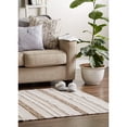 thumbnail image 4 of Design Imports DII Stone and White Hand-Loomed Paper Chindi Rug 4x6 Ft, 4 of 4