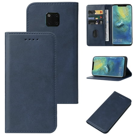 For Huawei Mate 20 Pro Magnetic Closure Leather Phone Case