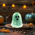 thumbnail image 5 of 12pcs Halloween Ghosts Figures, Luminous Small Resin Ghost Figurines to Hide Glow in The Dark Tiny Statue for Halloween Party Favors Dollhouse Decor, 5 of 5