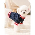 thumbnail image 2 of 1 Piece Brown Pattern Autumn And Winter Warm Sweater Suitable For Small And Medium-Sized Cats And Dogs Indoor And Outdoor Pet Sweaters, 2 of 4