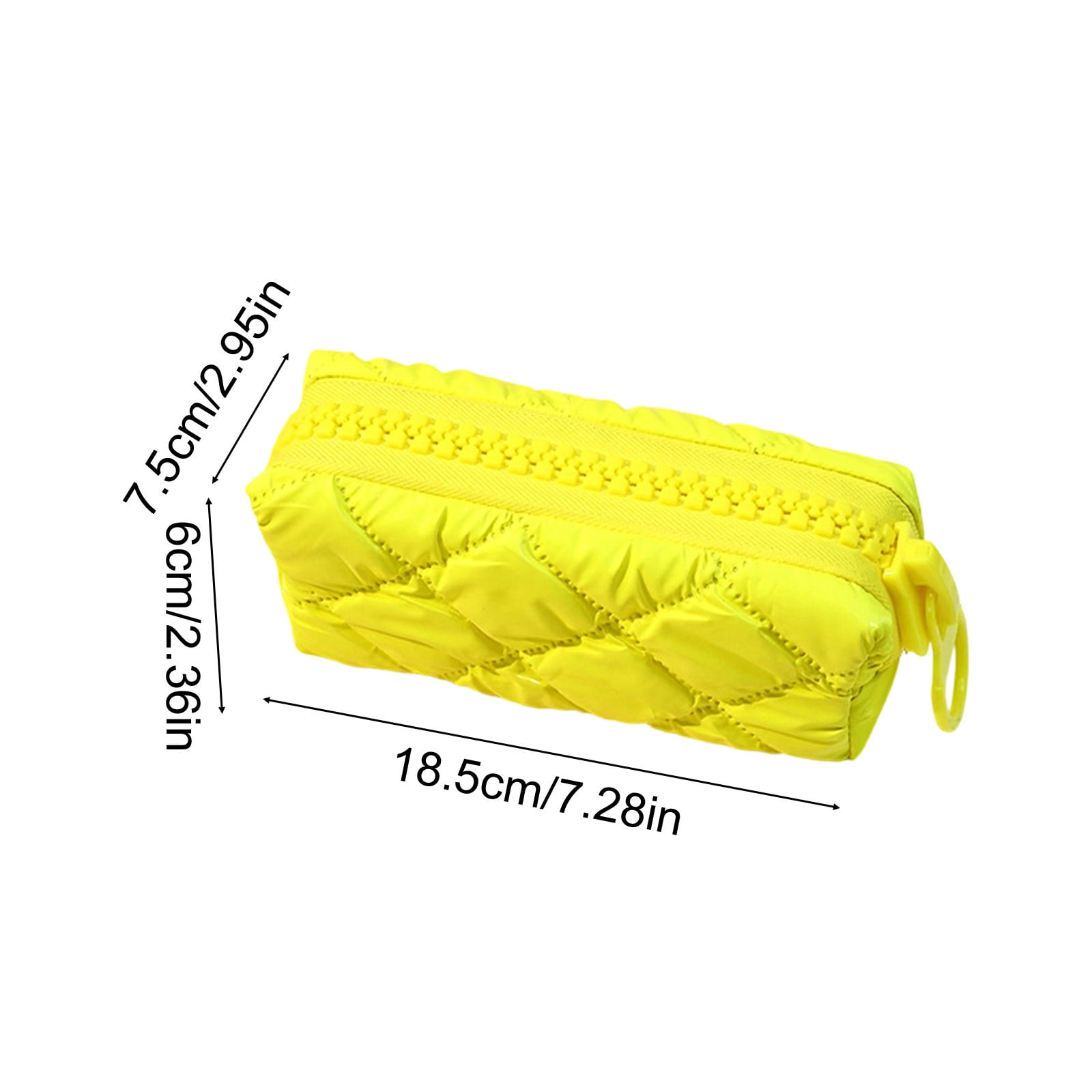 Fufafayo 6Pcs Pencil Case Large Capacity, Teen Stationery Storage Bag, Soft Zipper Cosmetic Organizer for Study Office Travel