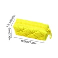 thumbnail image 4 of Summer Saving!Back_to_School Supplies Under $5 dollars!Special Pencil Case Pouch, High-valueCandy-colored Pencil Case SoftStationery Storage Bag Large Zipper Cosmetics Storage Bag, Yellow, 4 of 7