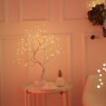 thumbnail image 3 of Night Light Tree Shape LED 1000lm Table Light USB Decoration DIY Home Bedroom Lamp  36LED  Warm White Light  Pearl, 3 of 8