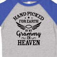 thumbnail image 4 of Inktastic Handpicked for Earth by My Grammy in Heaven with Angel Wings Boys or Girls Toddler T-Shirt, 4 of 5