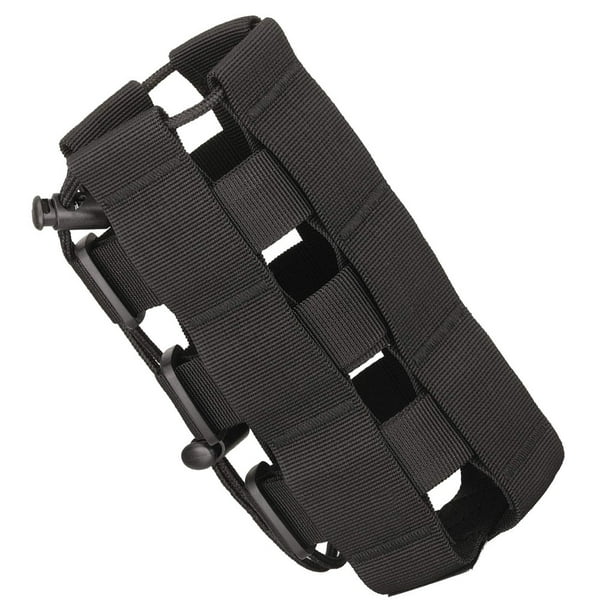 Eigraketly Bolsa de hervidor ajustable con correa de puntos Soporte con cordón Kits de bolsa de botella de agua Escalada Montañismo Negro Escalada Negro Eigraketly OD024235-01