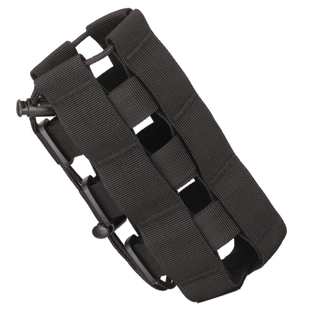 Greeniant Bolsa de hervidor ajustable con correa de puntos Soporte con cordón Kits de bolsa de botella de agua Escalada Montañismo Negro Escalada Negro Greeniant OD024235-01