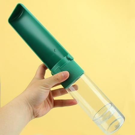 

Portable Puppy Travel Wer Bottles 270ml Dogs Kettle Bowls Dispenser for Running Small Medium Large Dogs Puppy Walking Green