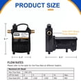 thumbnail image 4 of Bomba de agua portátil TOPWAY 1/2HP 1560GPH 120V, 4 of 7